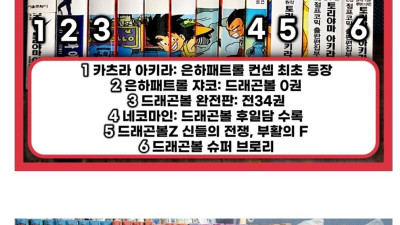 드래곤볼 만화책 진열팁
