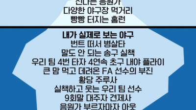 야구팬들 뼈때리는 스포TV