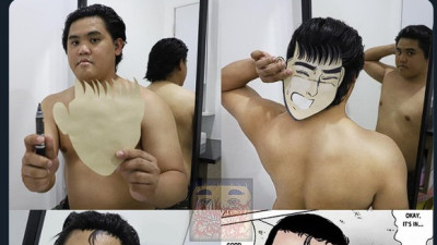 동시 1인 2역에 도전하는 저가 코스프레