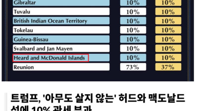 펭귄도 피해갈 수 없었던 트럼프의 관세철퇴