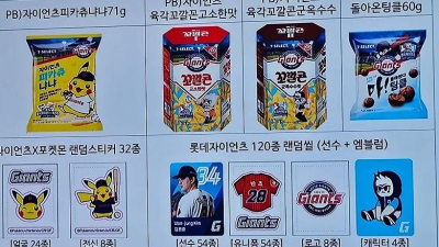 KBO띠부씰에 참여하지 않았던 롯데 근황