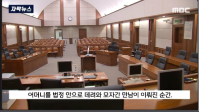 마지막으로 어머니를 보고 싶어요..