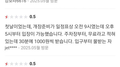 대환장 부산 세계라면축제 상황